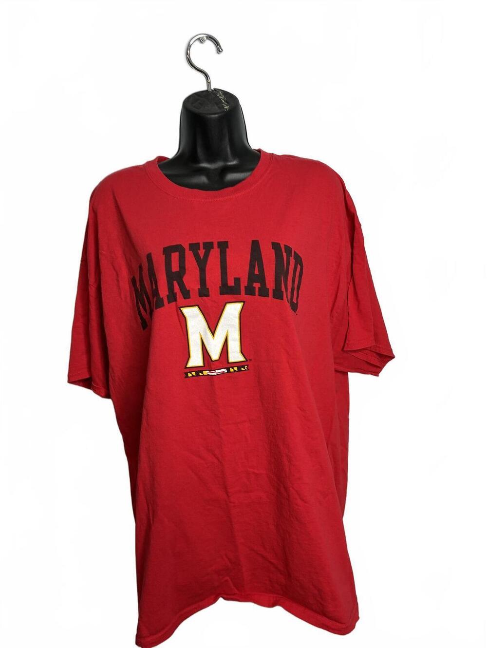 Champion Maryland Red Short Sleeve T-Shirt Men's Size 2XL